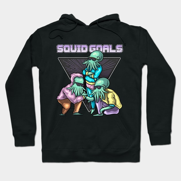 Squid Goals - Cthulhu Squad Goals Hoodie by GeekMachine